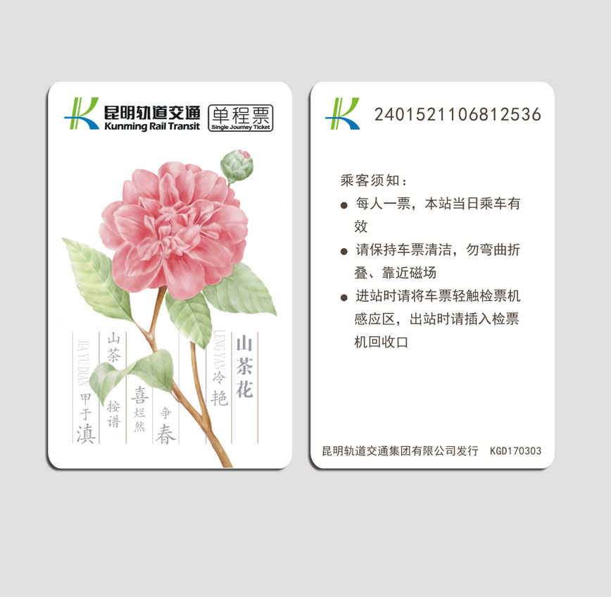 山茶花卡